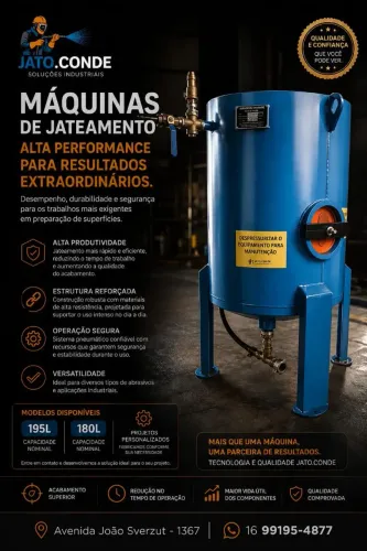 Máquina de jateamento 