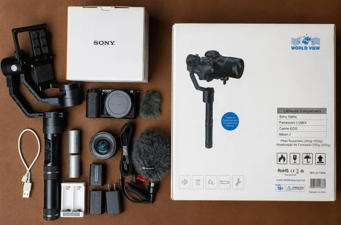 Câmera Sony zve 10 kit