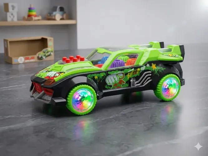 Carrinho Infantil com Luzes e Sons - GEAR Lights Vehicle (Novo)