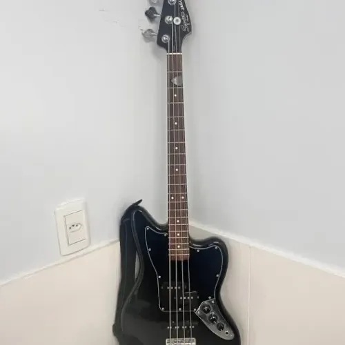 Contrabaixo Squier by Fender Jaguar Bass Vintage Modified - Preto (2017)