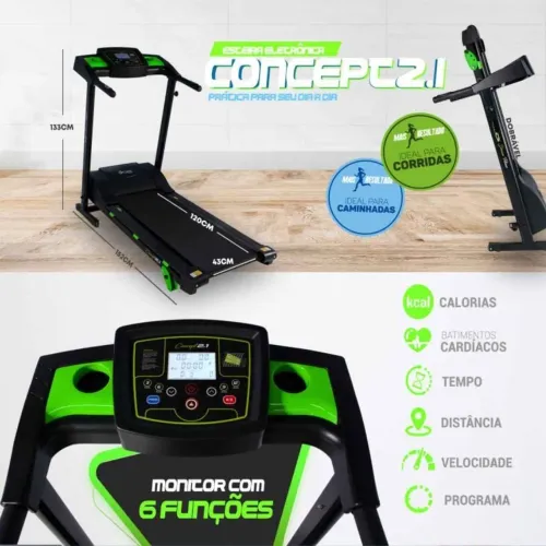Esteira Ergométrica Dream Fitness Concept 2.1