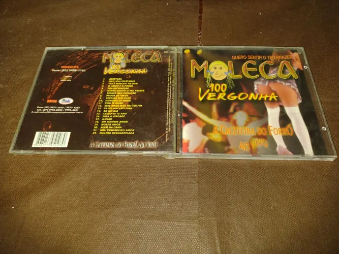 CD de Forró Moleca Sem Vergonha, usado, original.