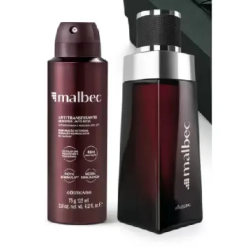 Kit Malbec tradicional Colônia 100ml e desodorante aerosol