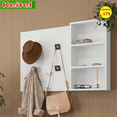 Painel Organizador Com Nicho Flow Cor Branco - 1002
