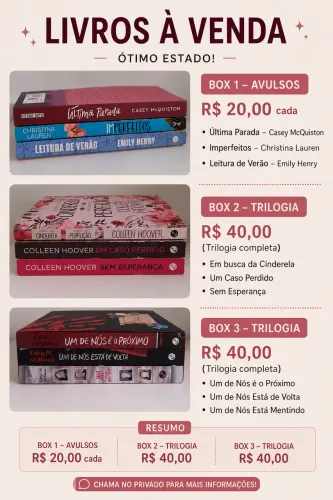 Vendo livros