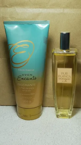 Kit Colônia pur blanca energia + loção hidratante corporal
