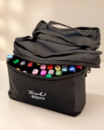 Kit de Canetas Touch Sketch - 68 cores + bolsa