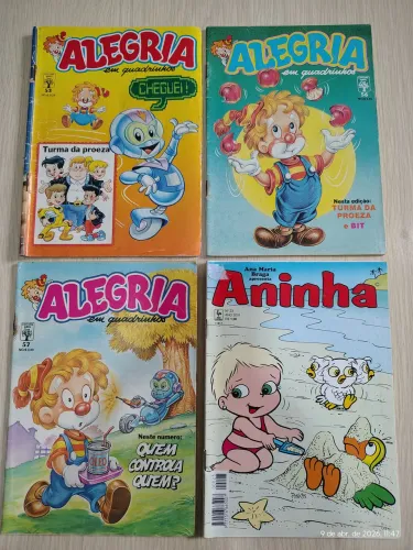 Gibis de personagens "diferentes", veja a lista. Venda avulsa, preço por exemplar.