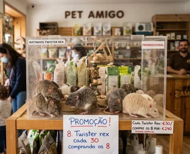 Promoção de rato Twister rex