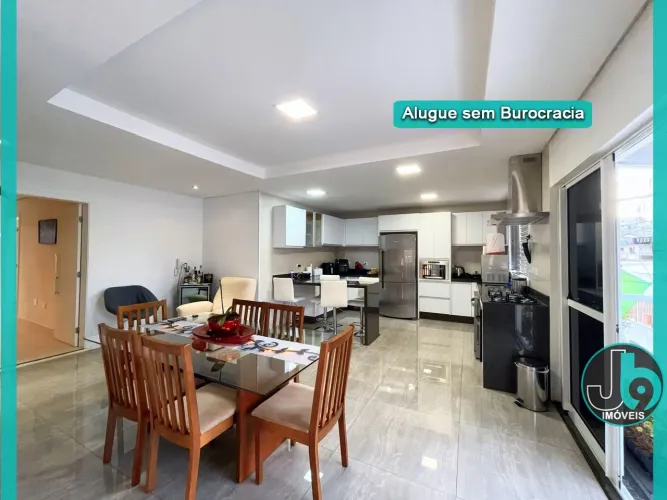 Imóvel Mobiliado para Alugar no Bairro Xaxim 370m² com 3 suítes completas com ar condicion