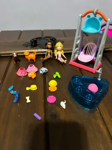 Polly Pocket Conjunto 2 Amigas Hora De Brincar
