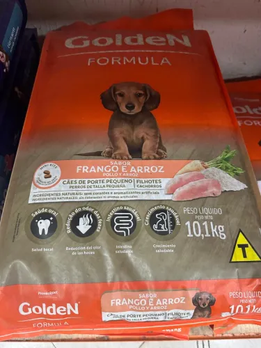 Ração para cachorro filhotes golden e seven