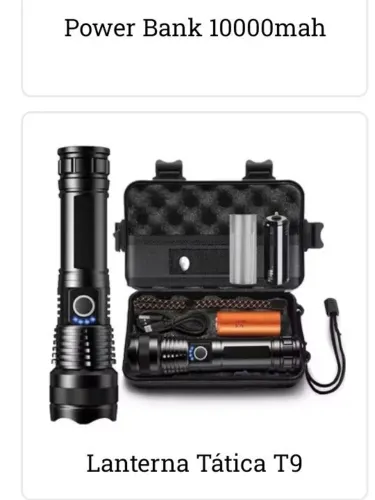 Vendo uma lanterna de led B-MAX P50 LED Nova na caixa 