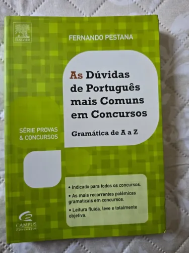 Livro As Dúvidas de Português mais comuns em Concursos