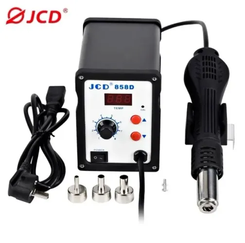 Estação de Solda a Ar Quente, JCD 858D 750w 127v