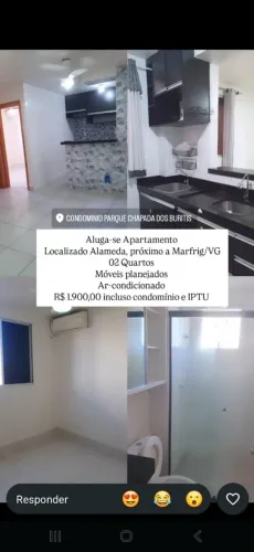 ?Alugo Apartamento com Armários Planejados Próximo à Marfrig, Unic e Univag?