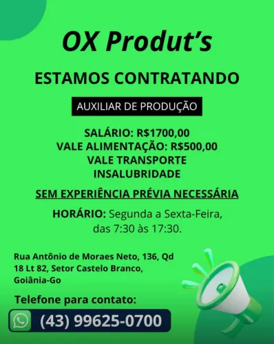 Vagas de emprego 