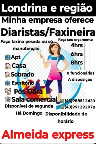 Faço faxina 