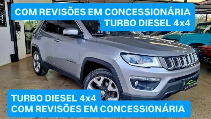 Jeep Compass Longitude 2.0 4X4 Dies. 16V Aut. 2019