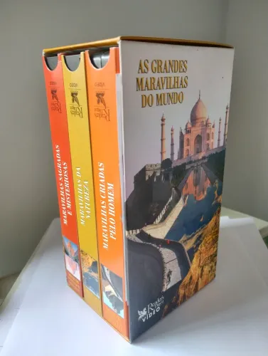 Box VHS As Grandes Maravilhas do Mundo (3 fitas)