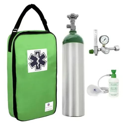 Kit Oxigênio Centercor 3L Sem Carga Verde