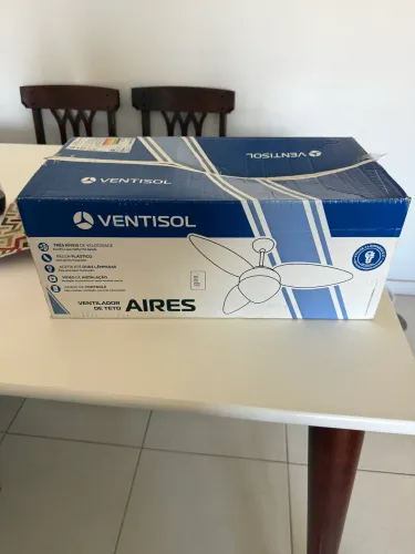 Ventilador de teto Ventisol Aires 3 pás