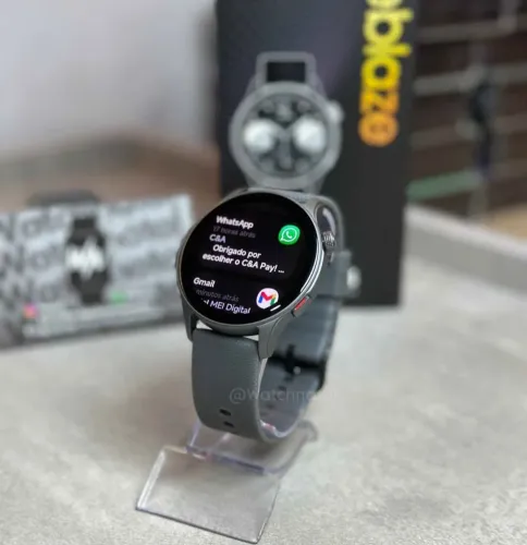 Relógio smartwatch GPS - tecnologia e design