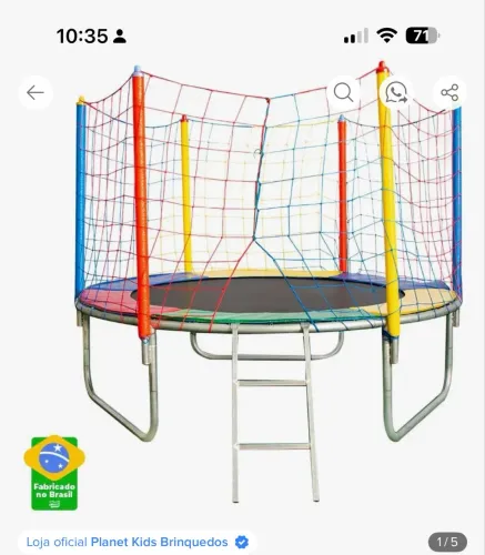 Vende pula pula infantil- 2 metros