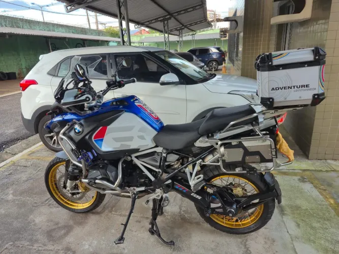 VENDO BMW GS R 1250 HP 2020 COM 18.000 KM AZUL SUPER CONSERVADA