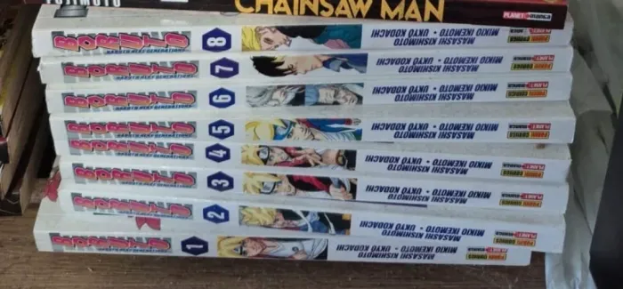 Coleção de mangá Boruto: Naruto Next Generations volume 1 ao 8
