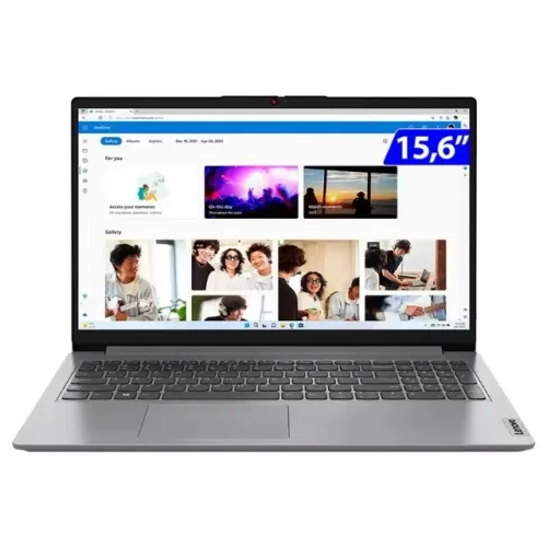 Notebook I3, 08Gb, SSD 256Gb, 1315U, Lenovo Ideapad1, 15Iru7, Cinza, 15.6", Full Hd, W11 H