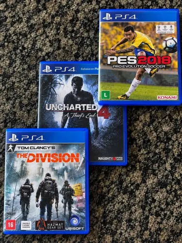 ? VENDO 3 JOGOS DE PS4