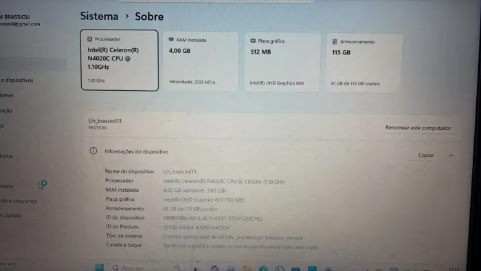 Notebook Positivo