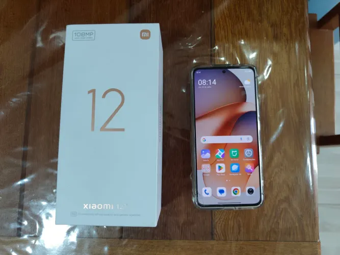 Smartphone Xiaomi 12T 8GB 256GB com detalhe