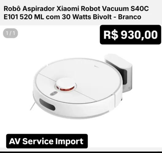 Robô aspirador xiaomi - AV Service Import
