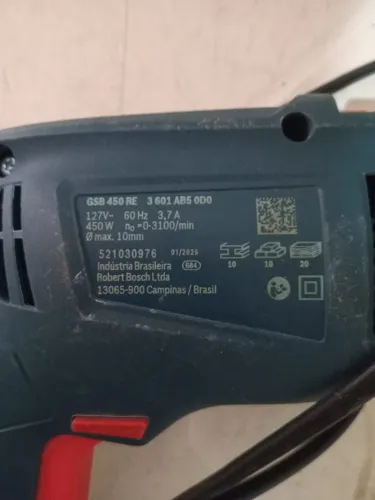 furadeira bosh gsb450