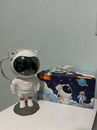 Projetor de Luz noturno Inova astronauta