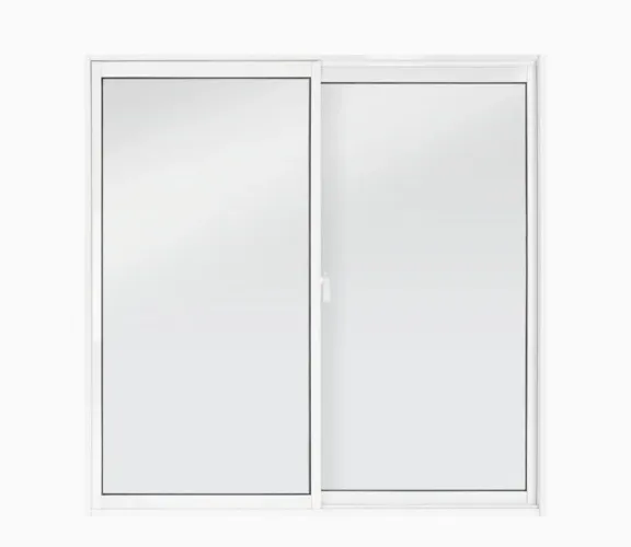 Janela de correr slim de vidro