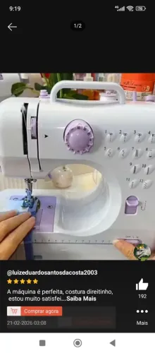 Máquina de costura