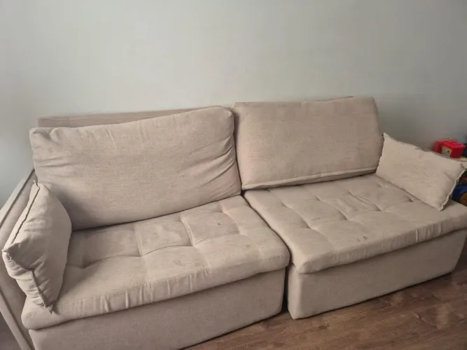 Vendo sofá reclináveis (2.40m).