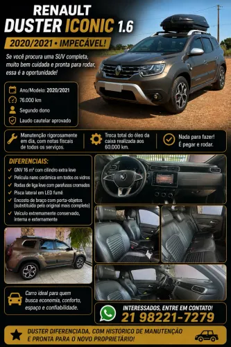Renault Duster Iconic 1.6 16V Flex AUT 2021