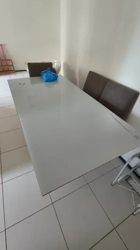 Mesa 6 lugares Tampo de vidro