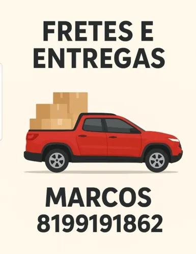 Fretes Recife pequenas mudanças e cargas em geral.