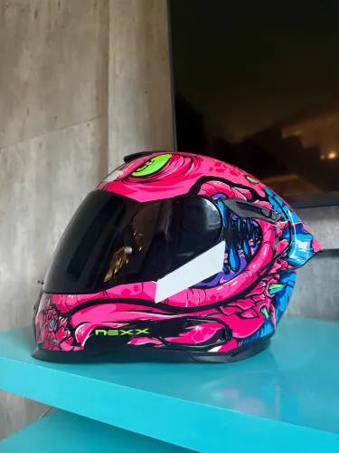 Capacete NEXX SX.100R Abisal Pink / Blue