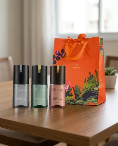 Kit Presente Natura Essencial Masculino Trio Desodorantes Perfumes Presente para Homem