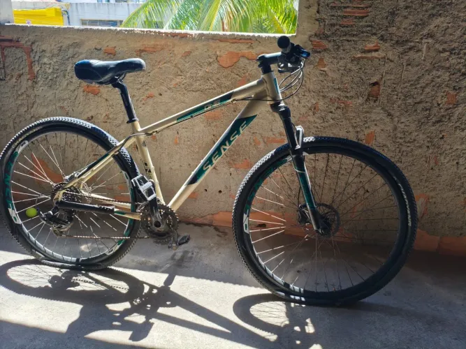 Vendo essa bicicleta com documento, só precisa de revisão básica de 1400 tô pedindo 1000..