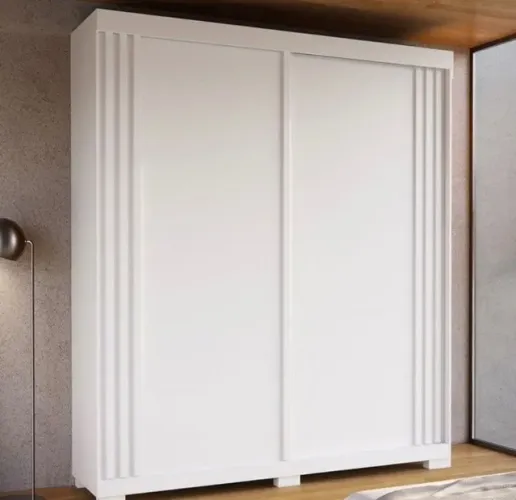 Guarda Roupa 2 Portas Vértice 180 Branco