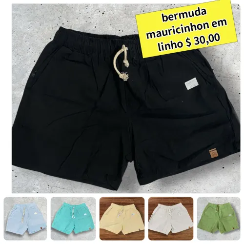 Bermuda linho 