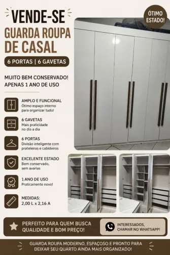 Guarda roupa de casal