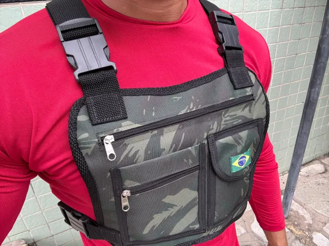 Colete peitoral motoboy/motouber